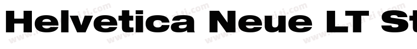 Helvetica Neue LT Std 93字体转换